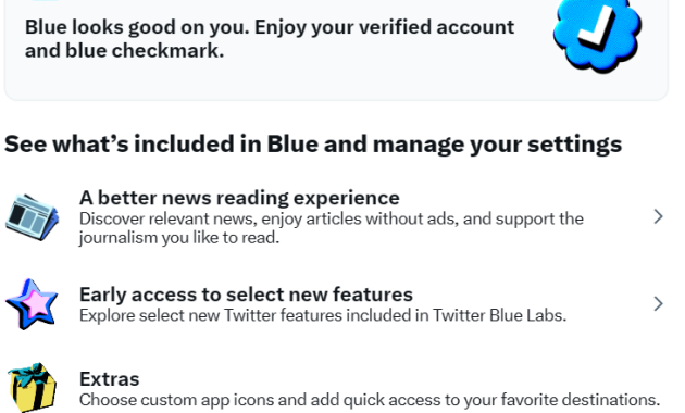 Twitter Blue Verified Check