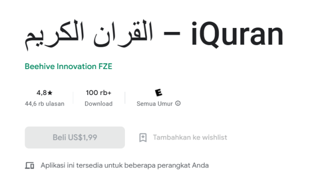 Aplikasi Android Belajar Mengaji