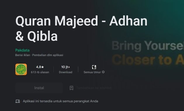 Aplikasi Android Belajar Mengaji