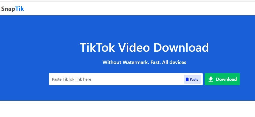 Cara Salin Deskripsi TikTok di HP Via Website Snaptik