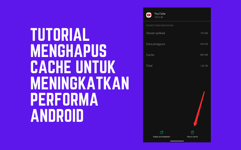 Tutorial Menghapus Cache